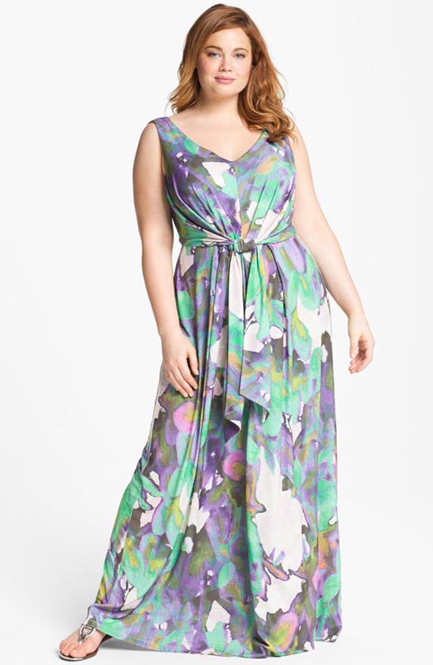 Летние платья и сарафаны для полных женщин от ведущих американский производителей 2013