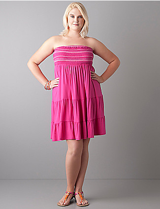 Летние платья и сарафаны для полных женщин от Lane Bryant 2012