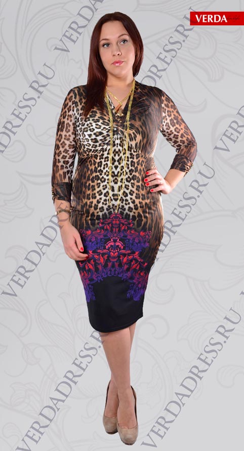 Стильные платья больших размеров от турецкого бренда Verda. Осень-зима 2012-2013