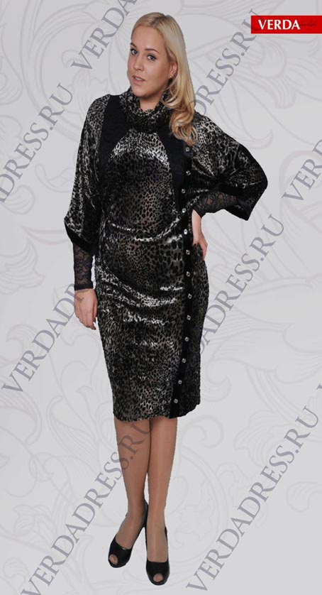 Стильные платья для полных модниц от Verda. Весна 2012