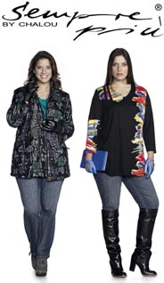 Каталог одежды больших размеров Sempre piu. Осень-Зима 2011-2012 http://polnota.3dn.ru